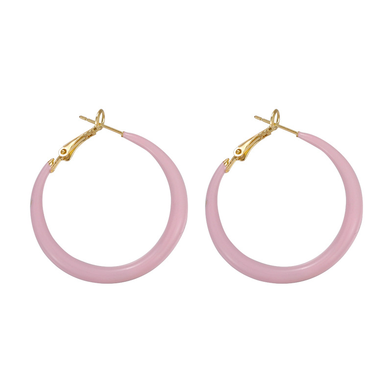 Летние Красочные Серьги-кольца для Женщин