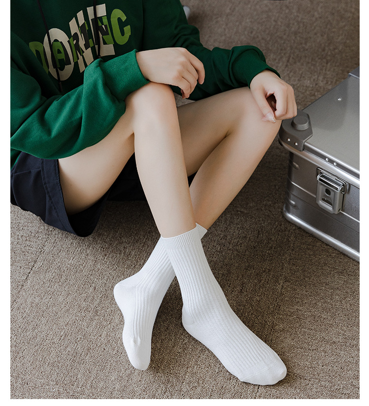 Dámské Bavlněné Stohovatelné Podkolenky