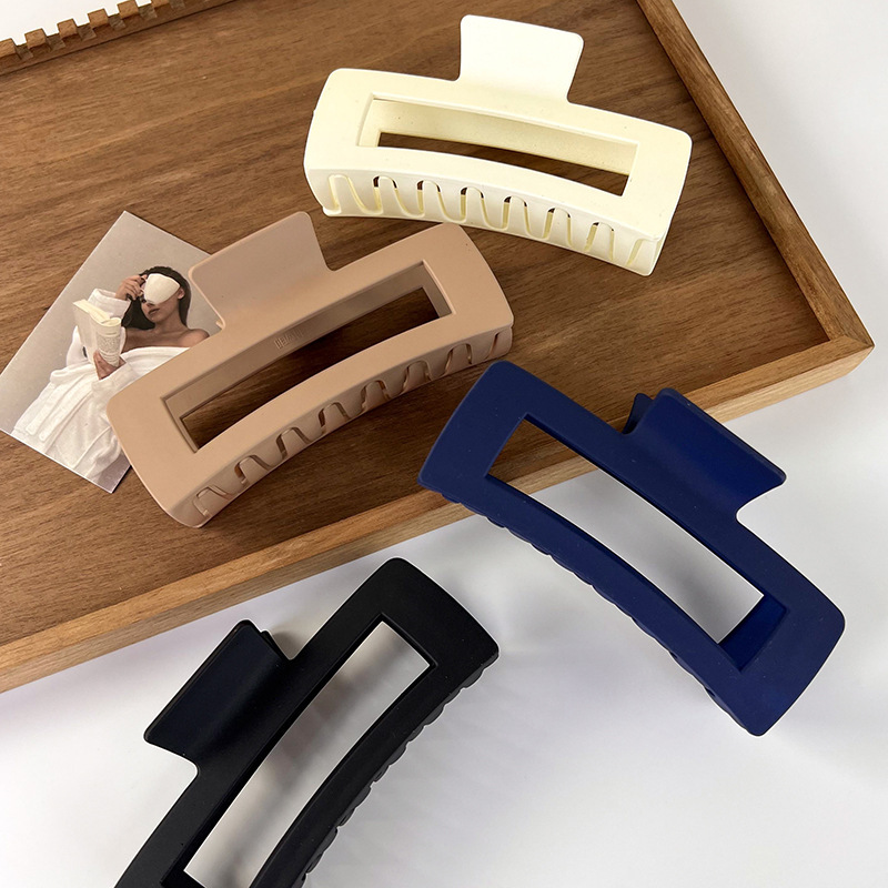 Agrafă Mare Pătrată Mată pentru Păr