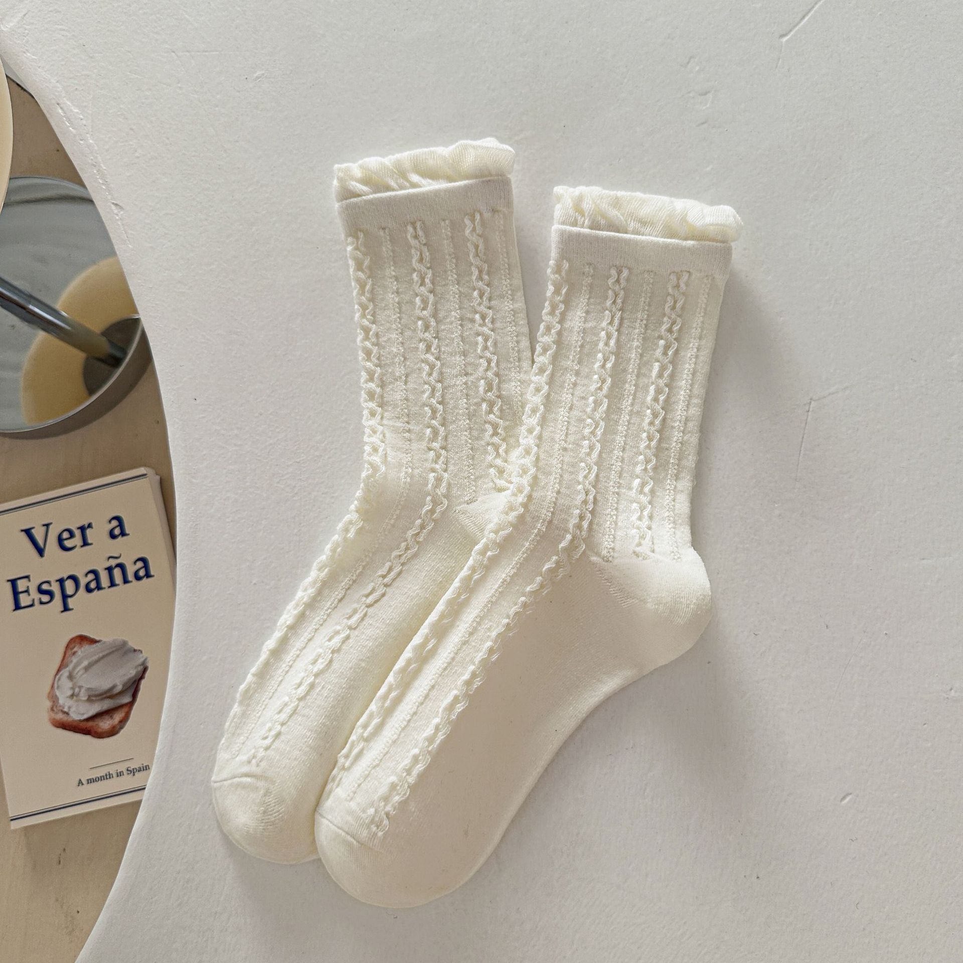 Žebrované podkolenky