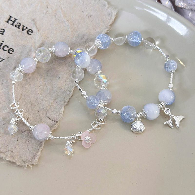 조개와 물고기 꼬리 챔 브레이슬릿