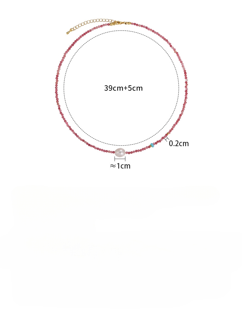 Pearl Beaded Choker Necklace