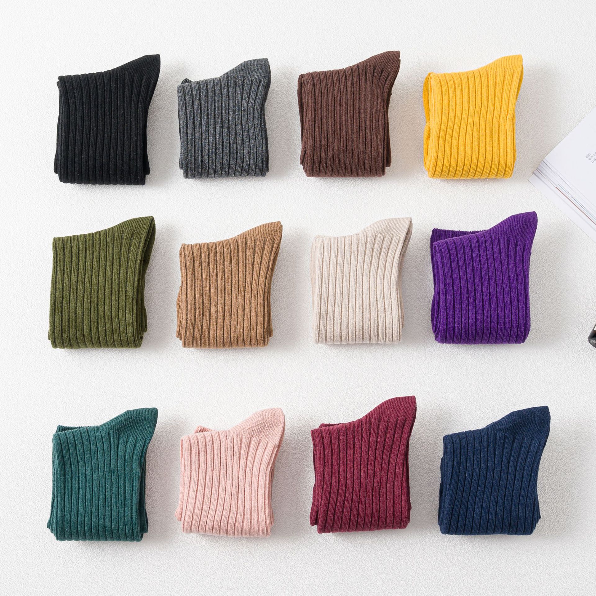 Meias Cano Médio de Algodão