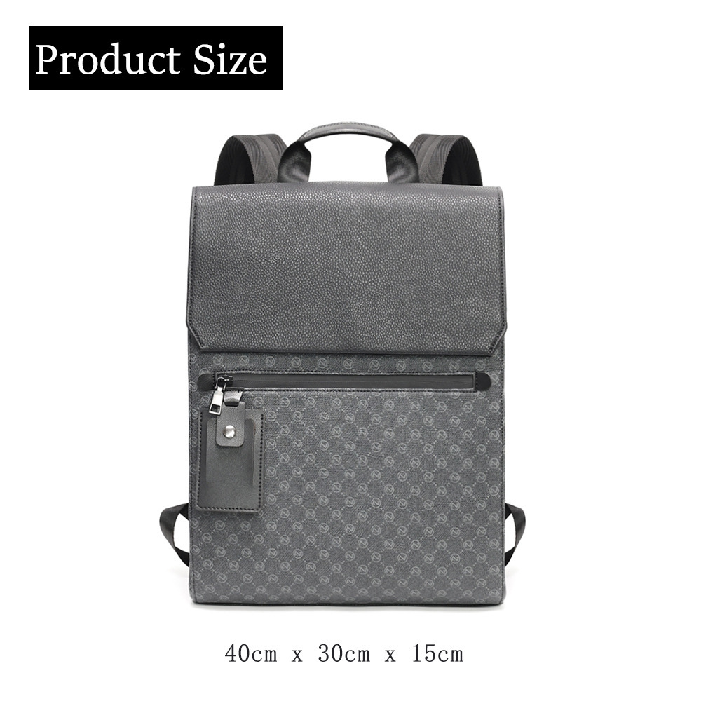 남성 가죽 백팩