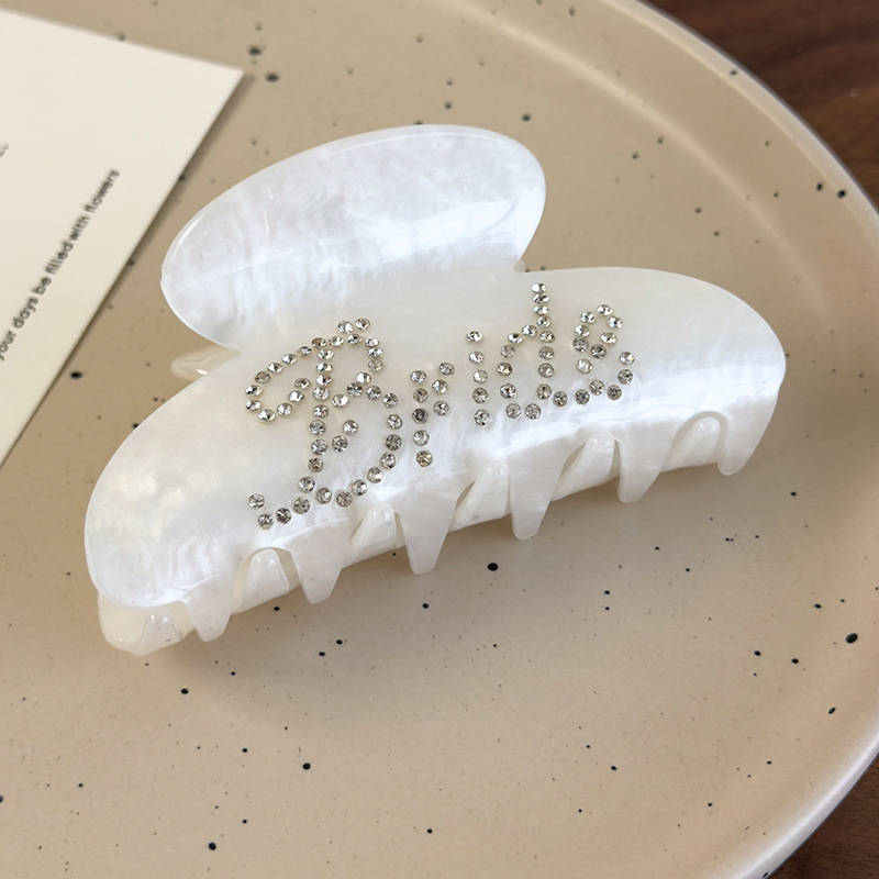 Agrafă de Păr cu Litere Engleze Strălucitoare