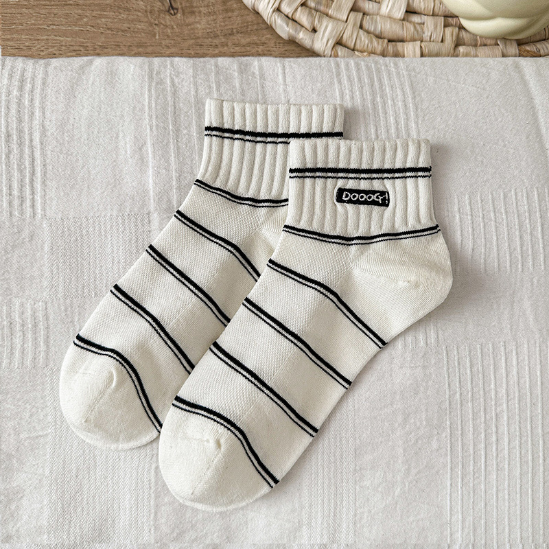 Chaussettes Chevilles Brodées Chiot