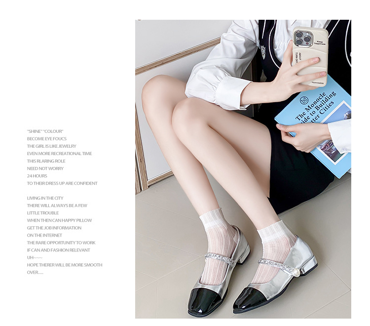 ถุงเท้าไม่โผล่ผ้าฝ้ายผู้หญิง