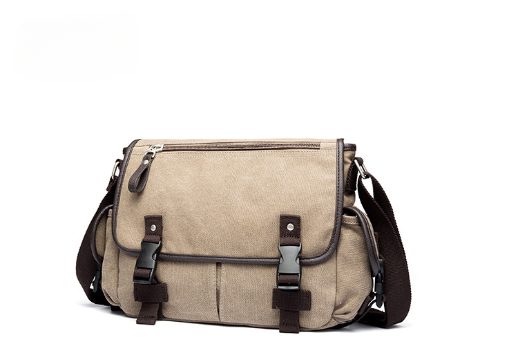 メンズキャンバスメッセンジャーバッグ