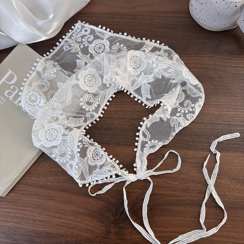 ビンテージレース三角スカーフ