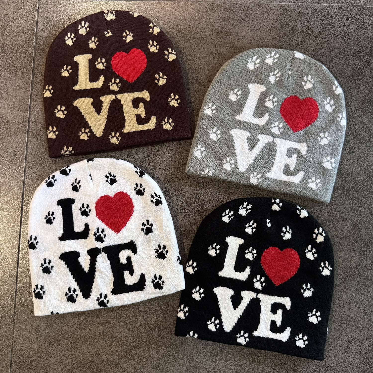 Gorro Jacquard Love Letter