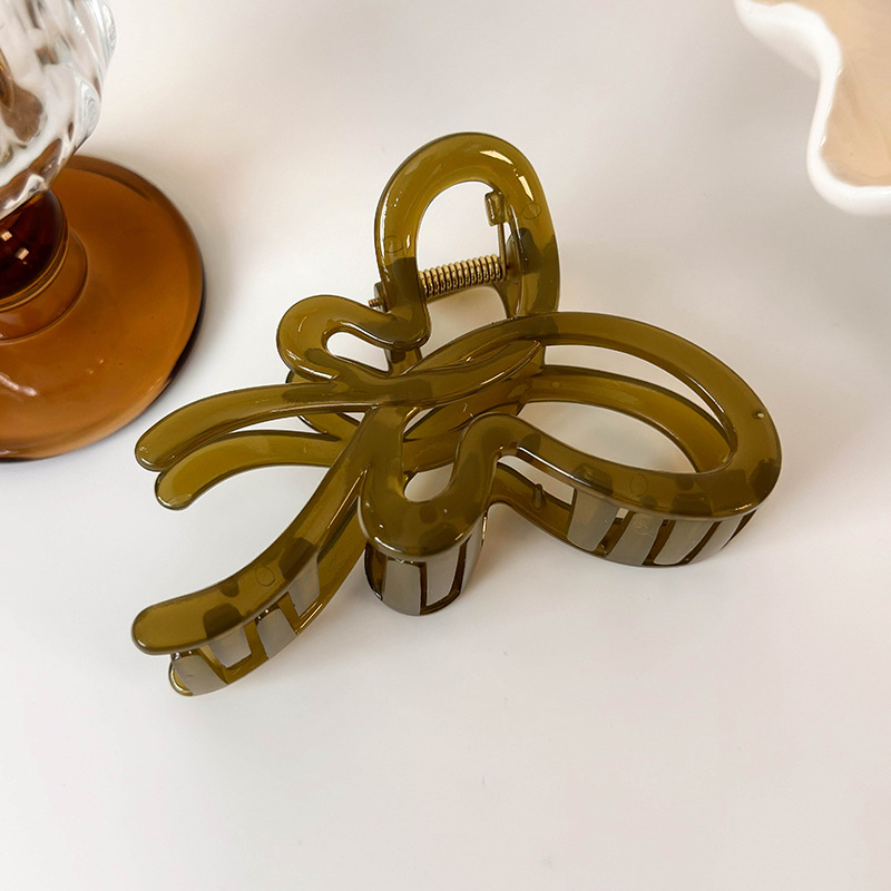 Transparente Schmetterling Haarklammer