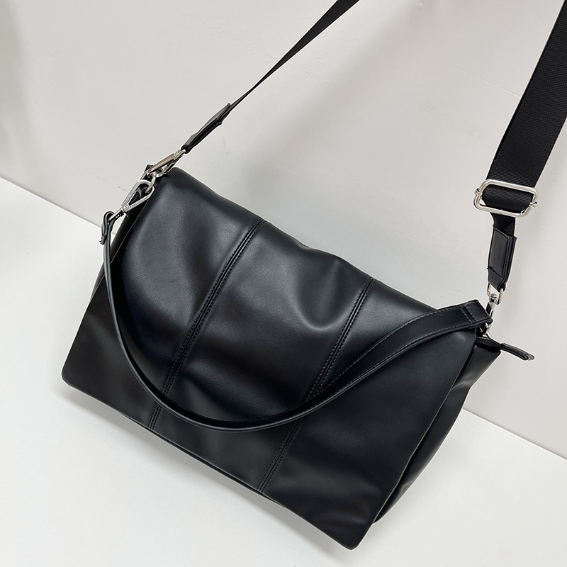 メンズPUレザークロスボディバッグ