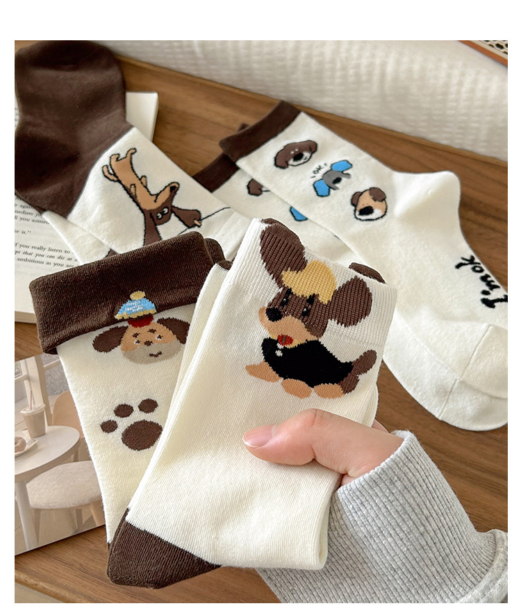 Meias Mid-Crew Femininas