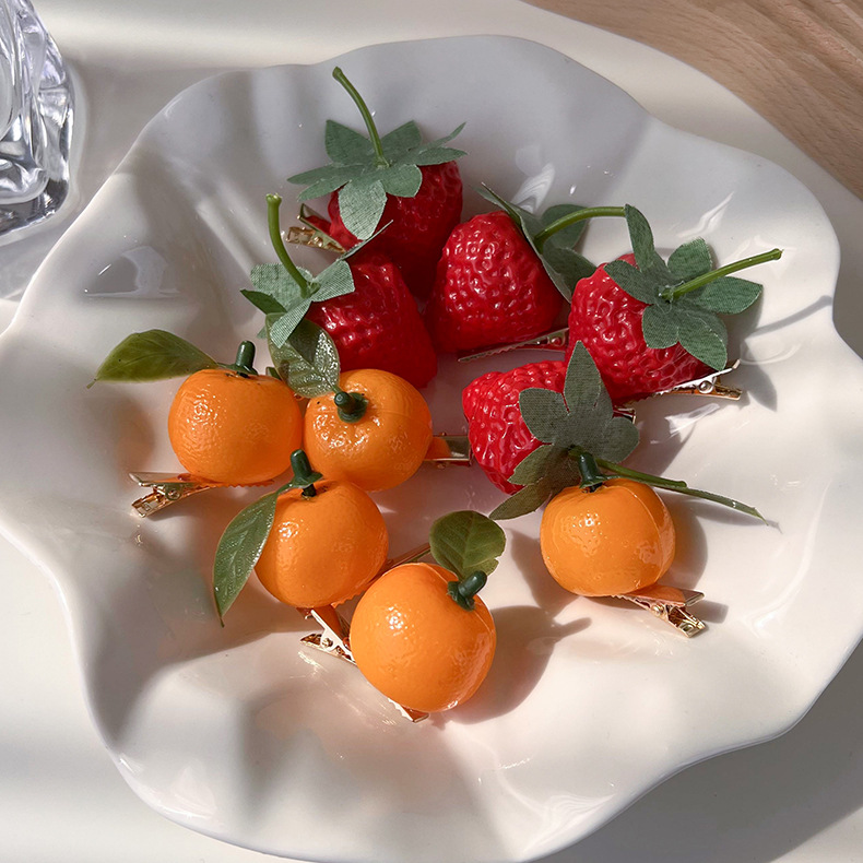 Strawberry Hair Clips