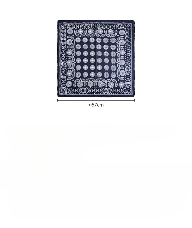 Geometrisches Quadratisches Tuch für Frauen