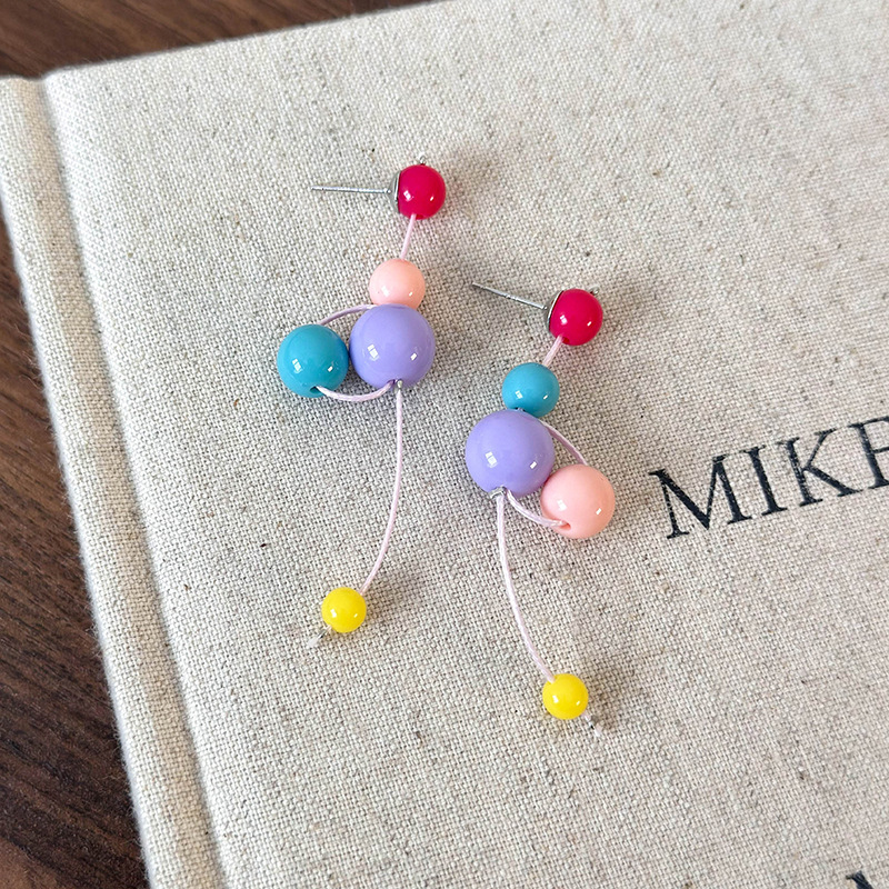 Pryskyřičné Kuličkové Náušnice