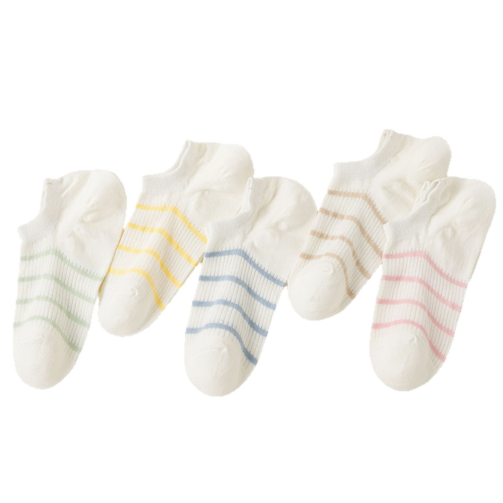 ถุงเท้าไม่มีลายหญิงลายทาง