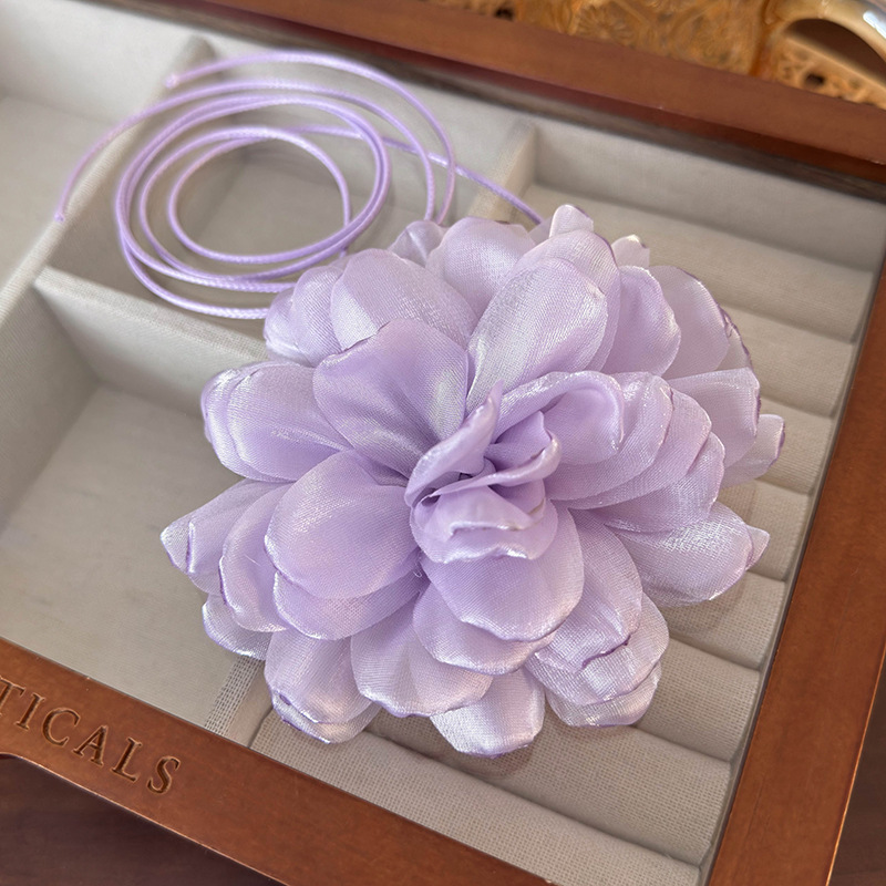 Bloemen Choker Ketting