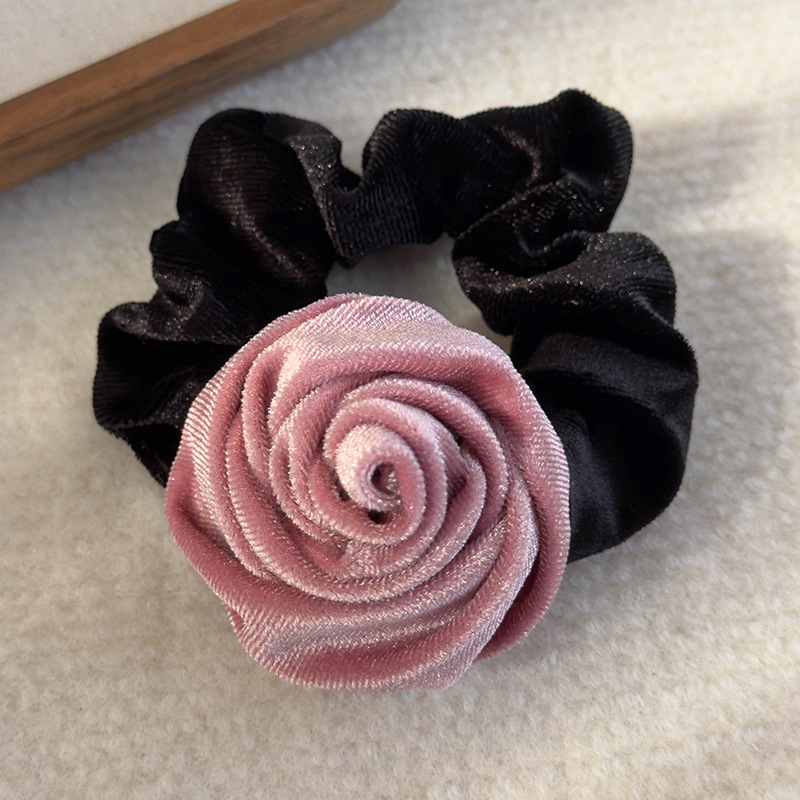 Velvet Rose Scrunchie