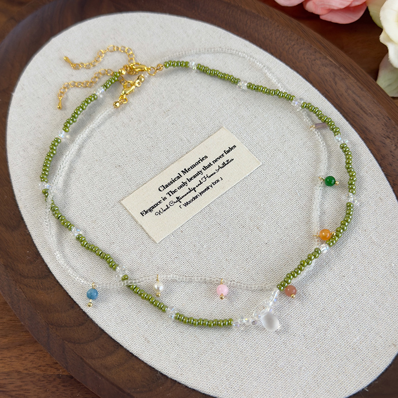 Намисто з Натурального Каміння з Намистинами