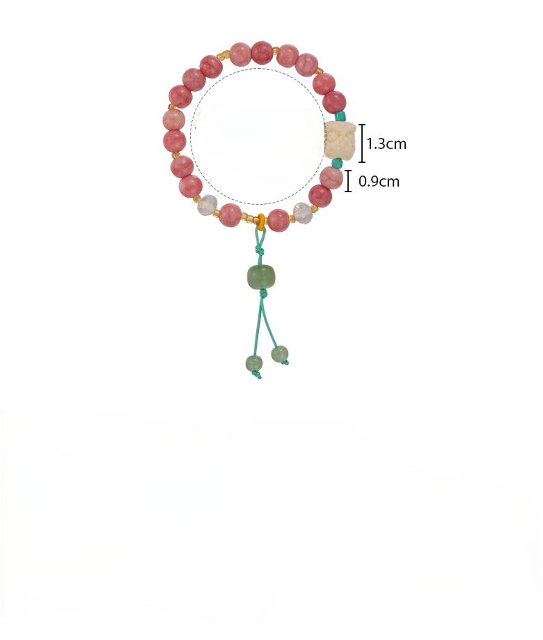 Bracelet à Franges Perles Danse du Lion