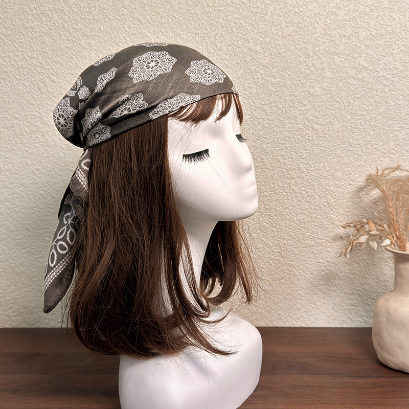 Geometrisches Quadratisches Tuch für Frauen