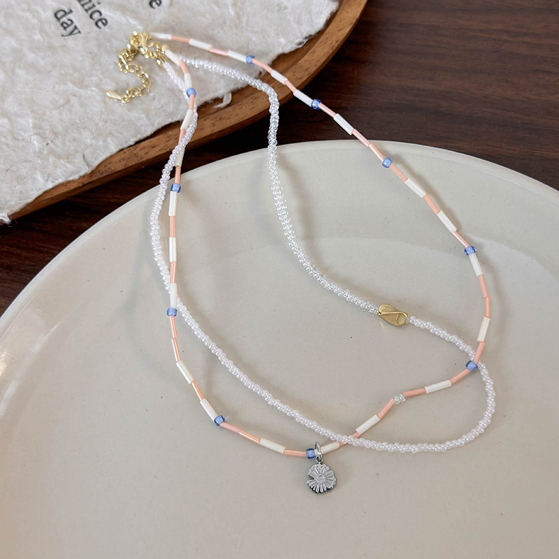 Чокер з Бісером Зірочки Квіти