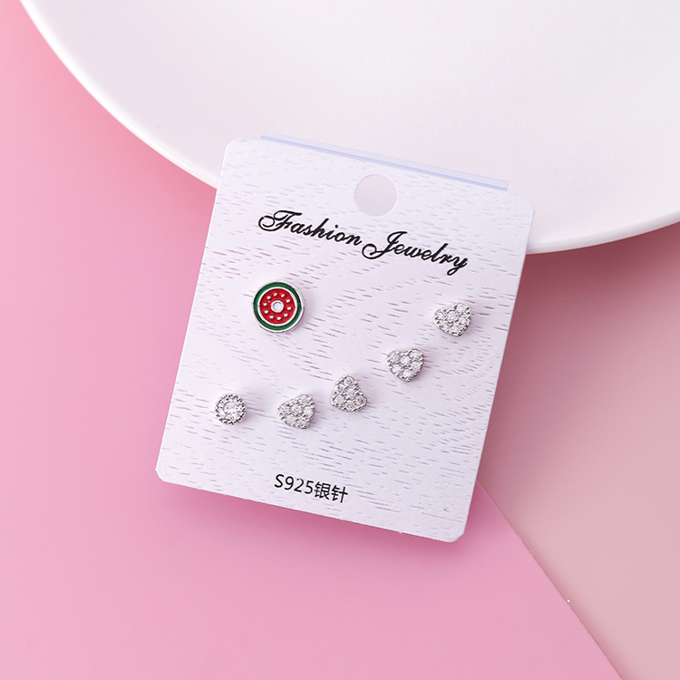 أقراط مثبتة فضة 925