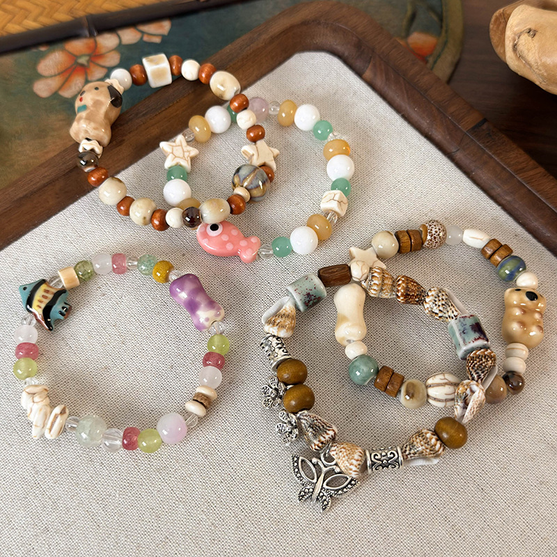 سوار خرز حيوانات بحليات سيراميك