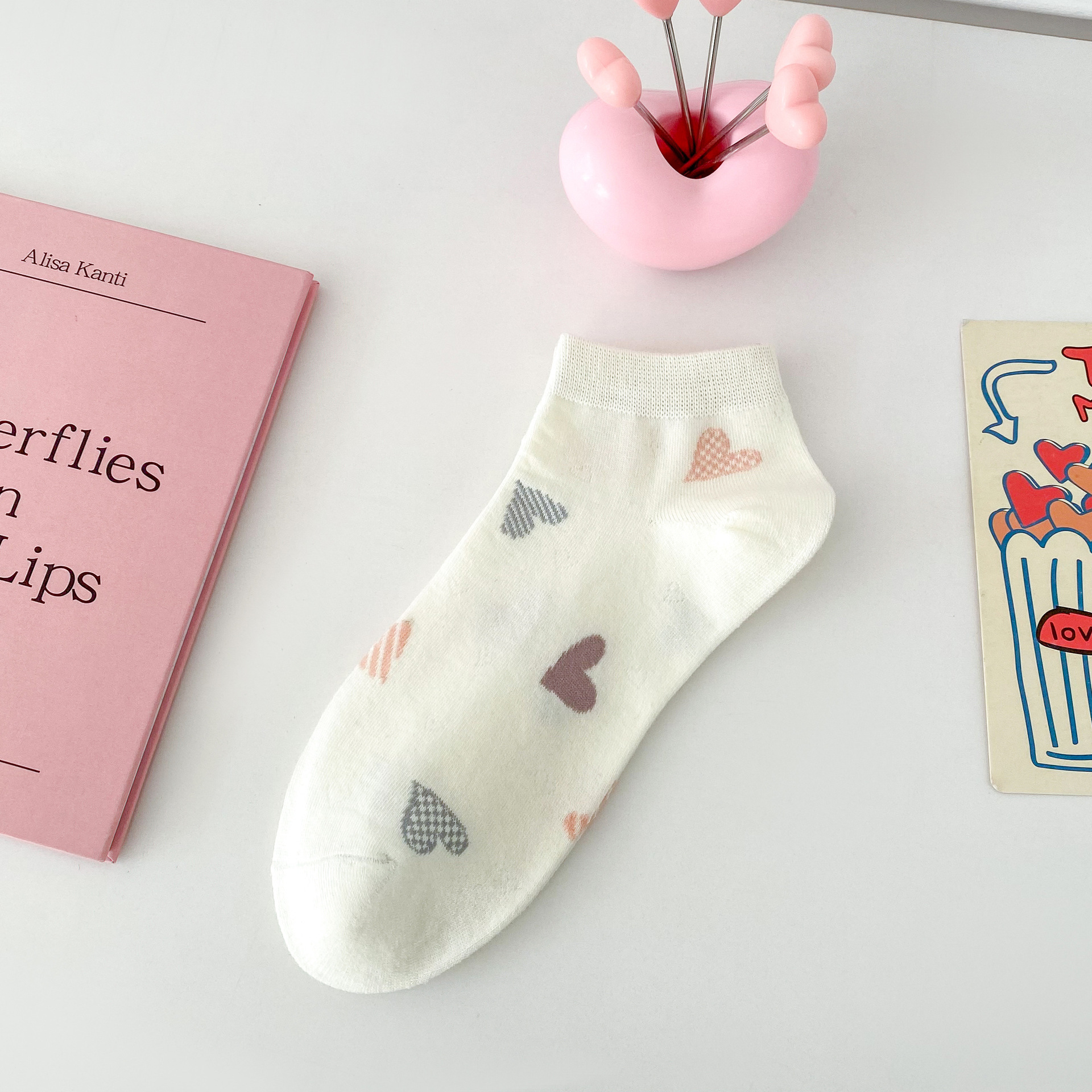 Bavlněné kotníkové ponožky