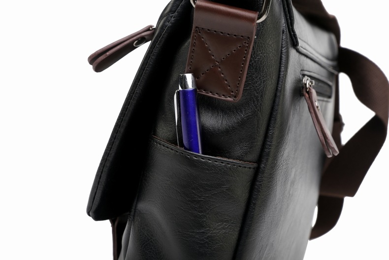 Чоловіча навскісна сумка Messenger з PU шкіри