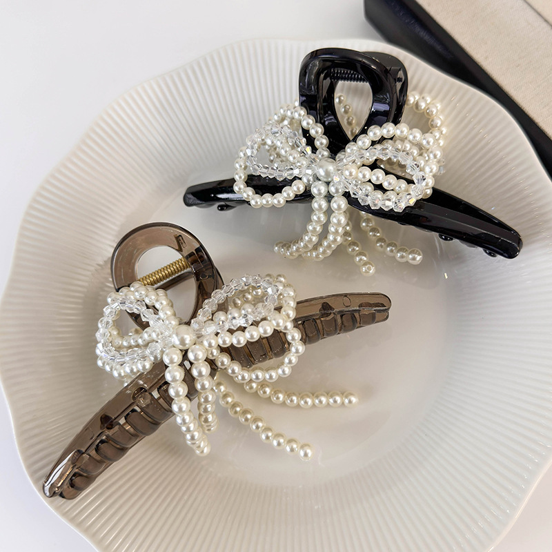 Кришталева Перлова Бант для Зачіски-Пучка