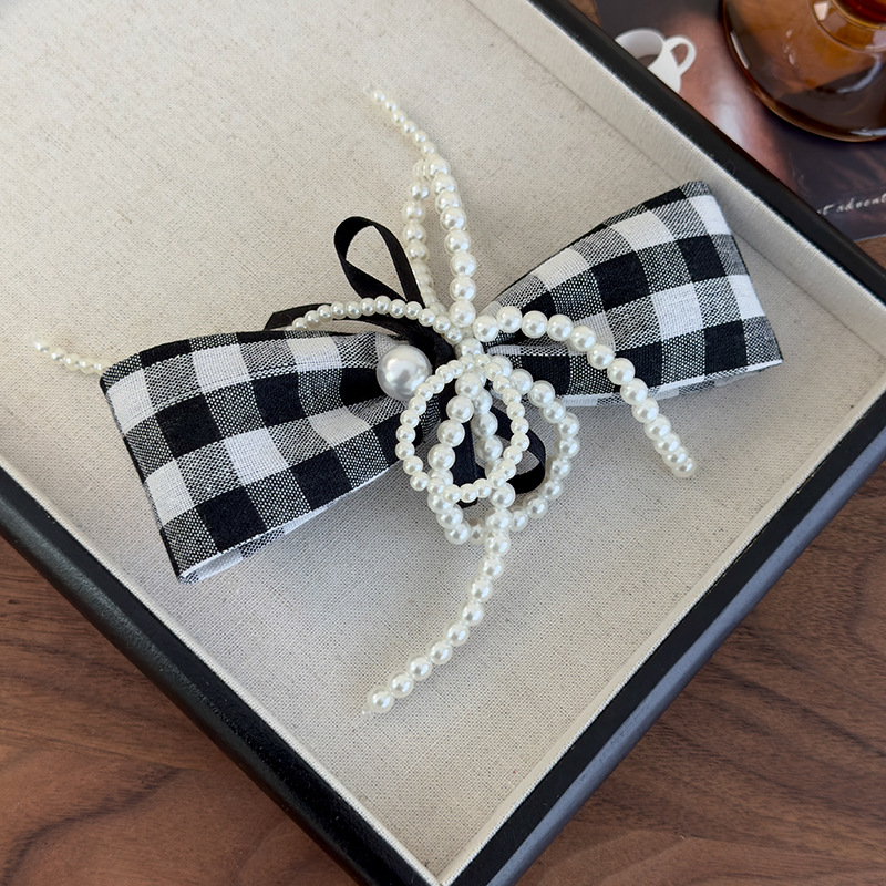 Agrafă de Păr Houndstooth