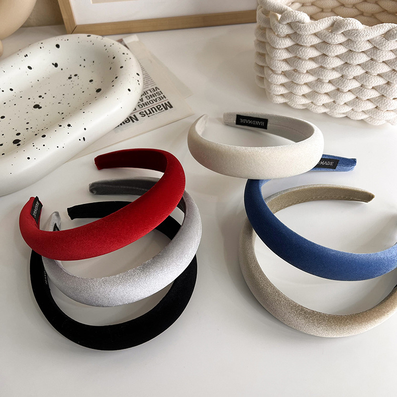 Diadema de Terciopelo Francés Vintage