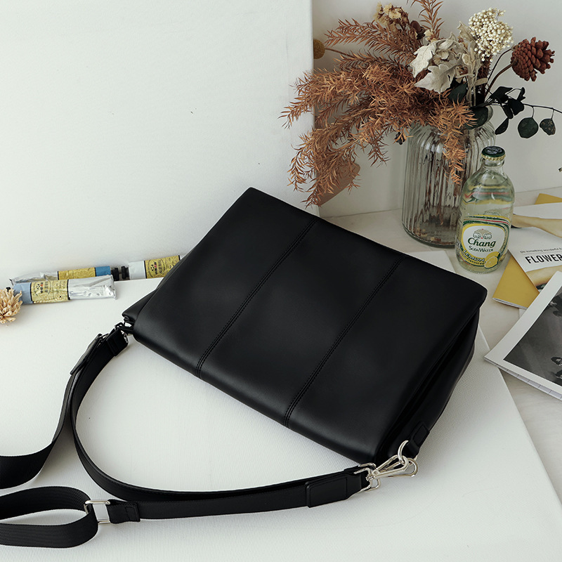 メンズPUレザークロスボディバッグ