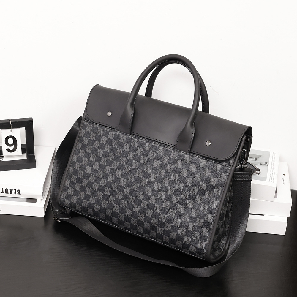 حقيبة يد رجالية كلاسيكية مربعة