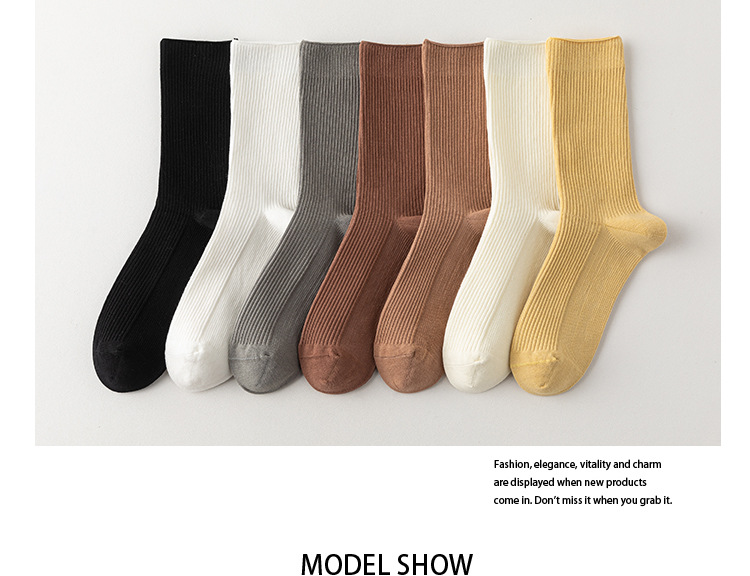 Meias de Risca Dupla Agulha