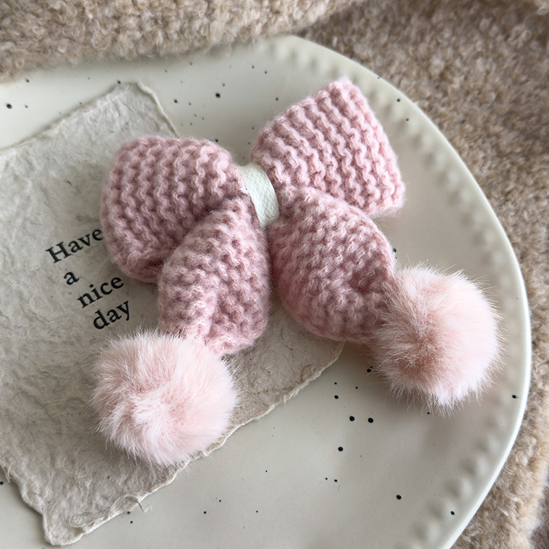 Κλιπ Μαλλιών με Παρυφή και Πομπόν από Νήμα