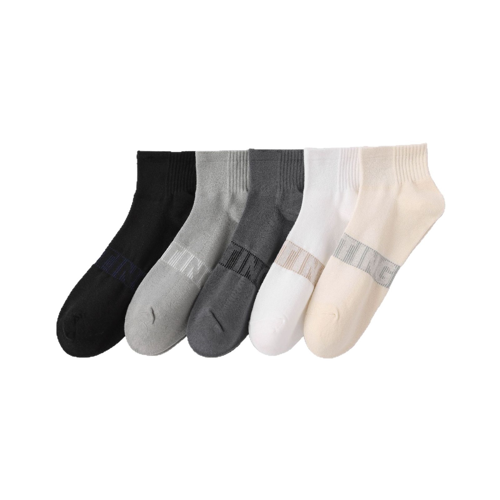 ถุงเท้าไม่ล้นชายผู้ชายผ้าฝ้าย