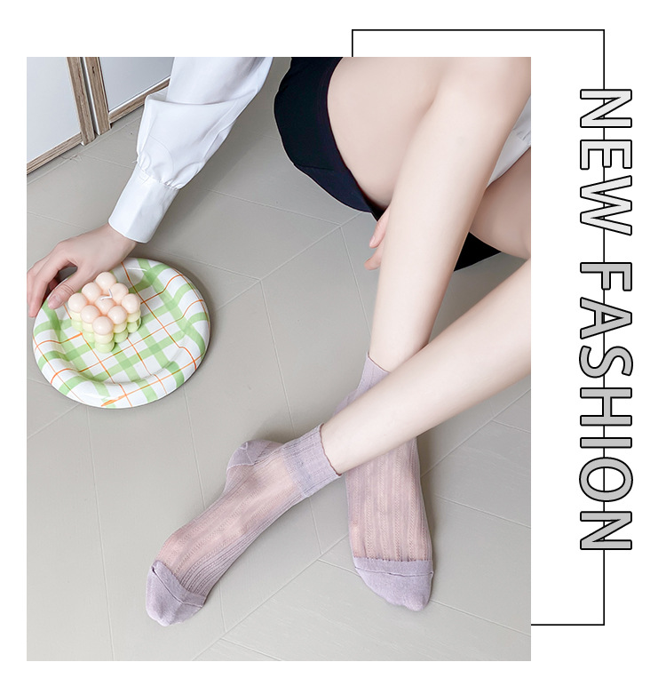 ถุงเท้าไม่โผล่ผ้าฝ้ายผู้หญิง