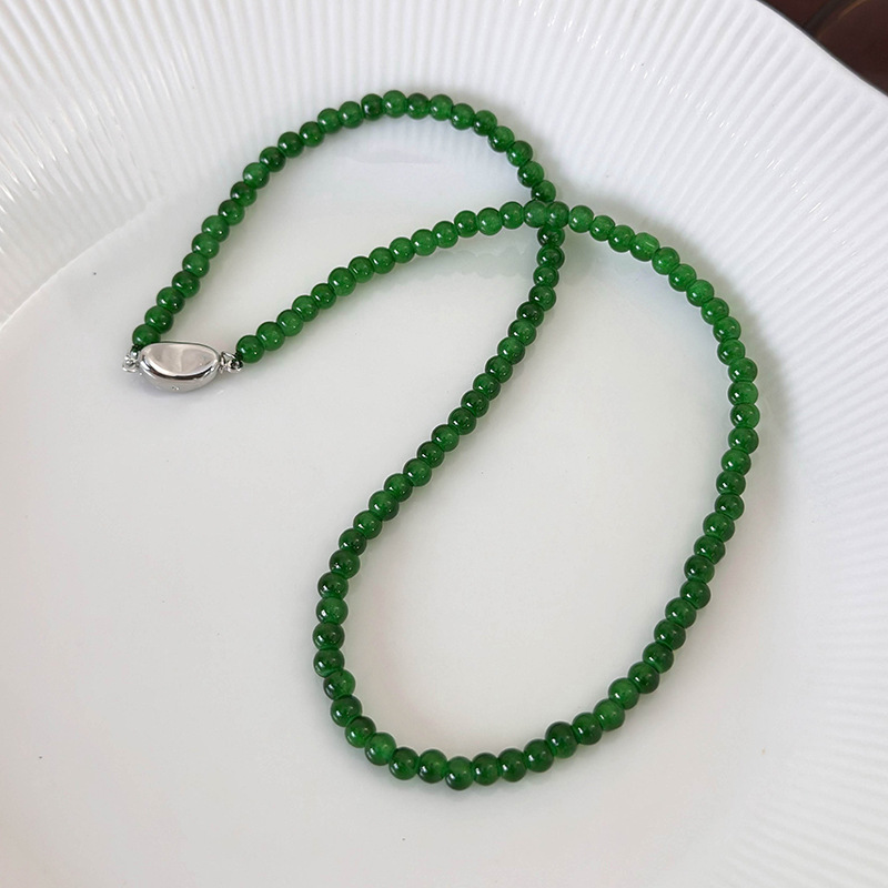 Green Beaded Necklace