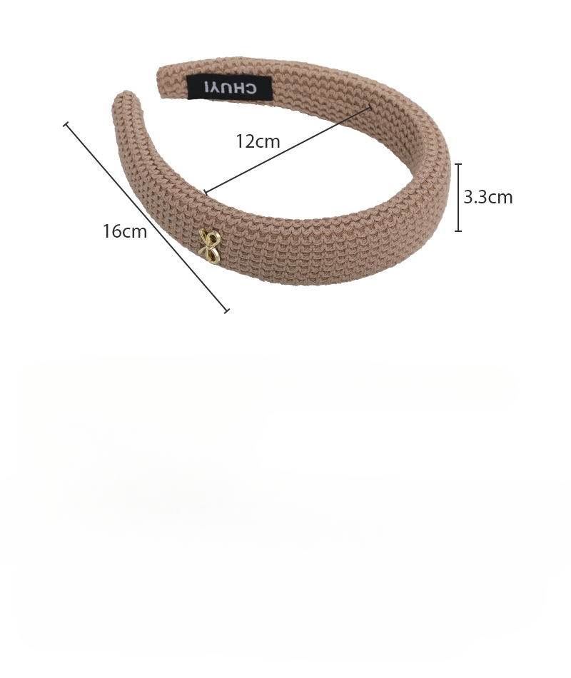 Bandă pentru Păr cu Aplică Tricotată