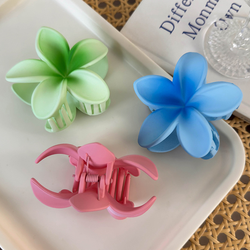 Jepit Rambut Cakar Bunga Frangipani