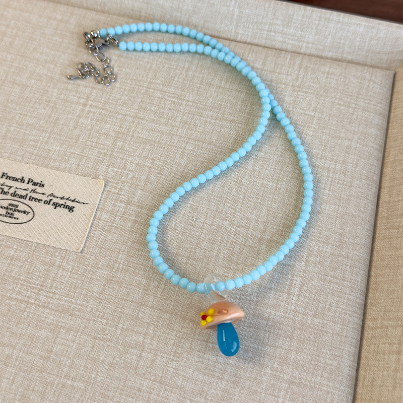 Скільний Грибовий Підвіс Намистинний Нашийник