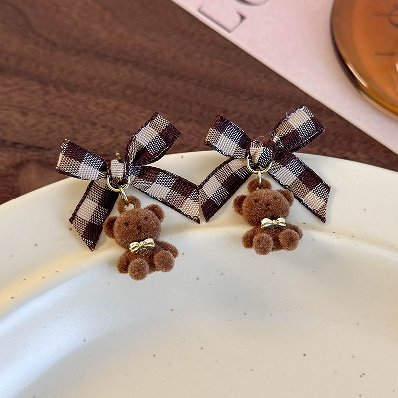 Plush Bear Earrings
