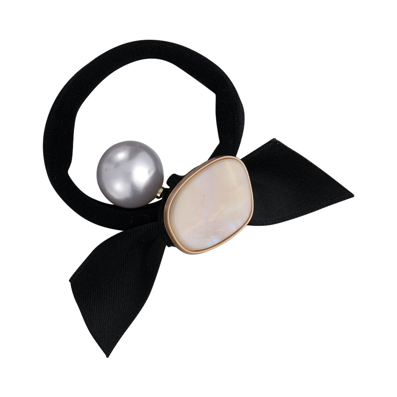 Pearl Bow Hair Tie