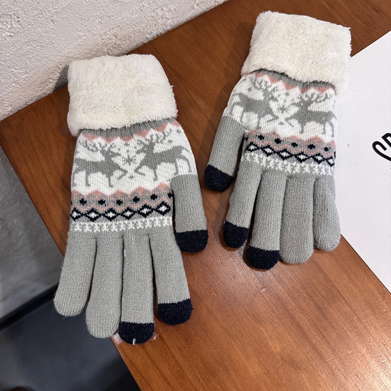 Kadın Örgü Kış Eldiveni