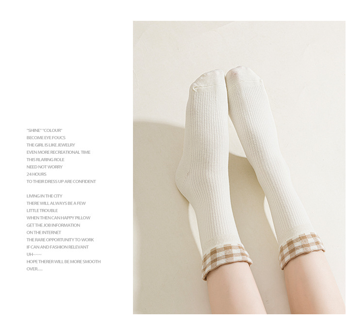 Meias Côncavas de Algodão