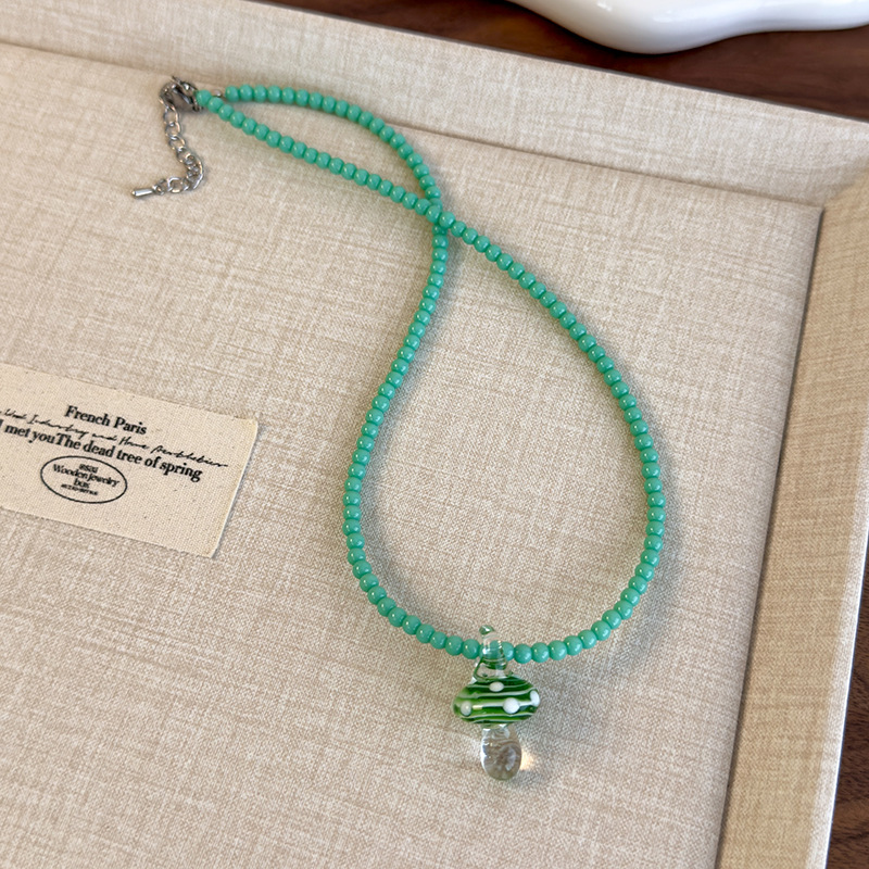 Скільний Грибовий Підвіс Намистинний Нашийник