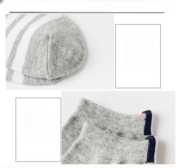 Pánské Bavlněné Neviditelné Kotníkové Ponožky